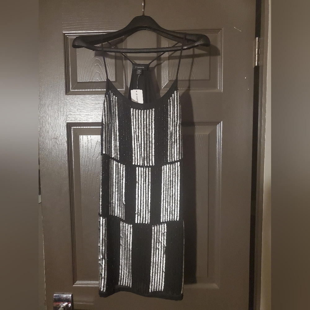 BNWT Le Chateau sequined mini dress